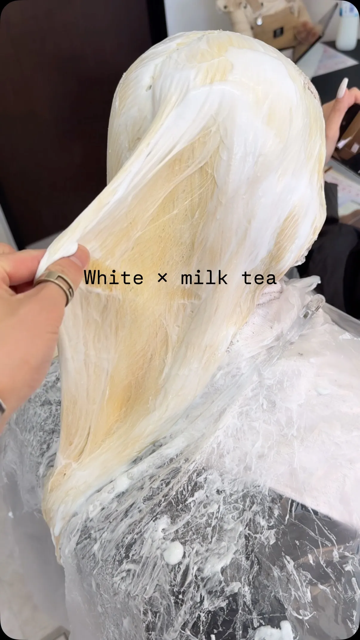 White × Milk Tea