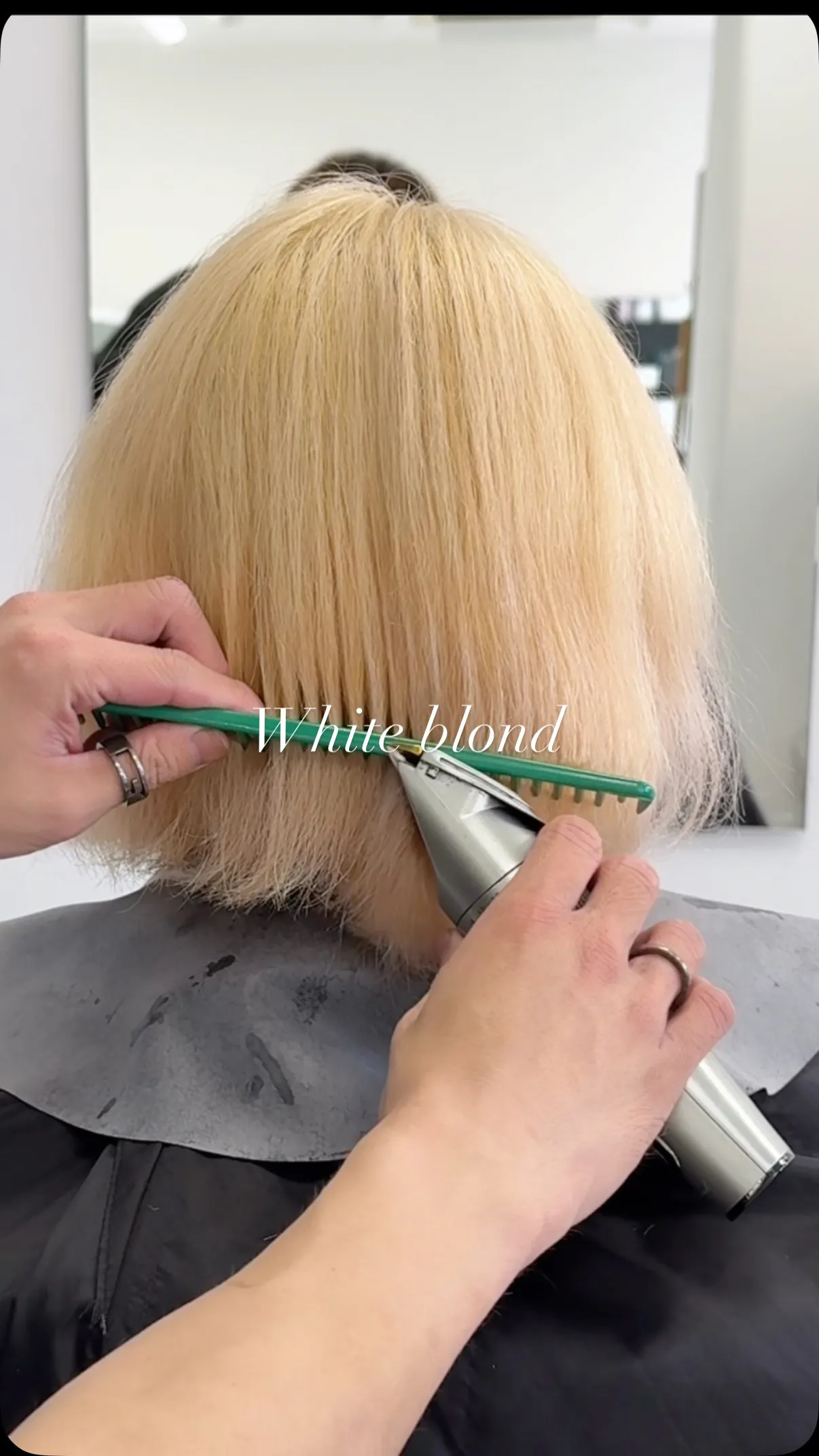 Snowy blonde magic that turns ...