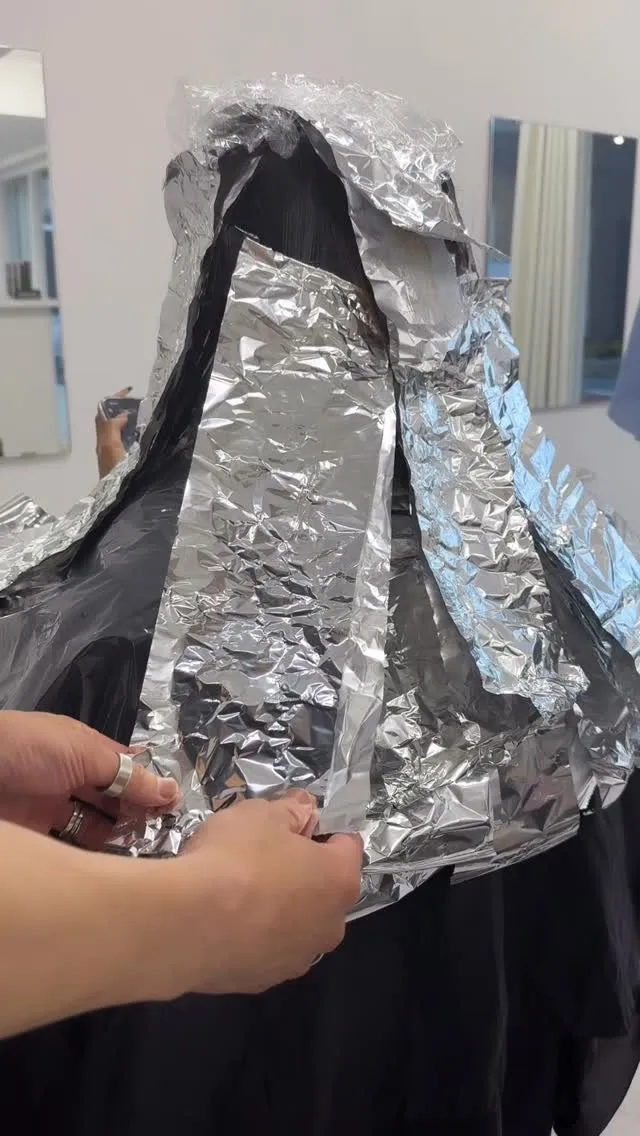 Balayage with a whisper of whi...