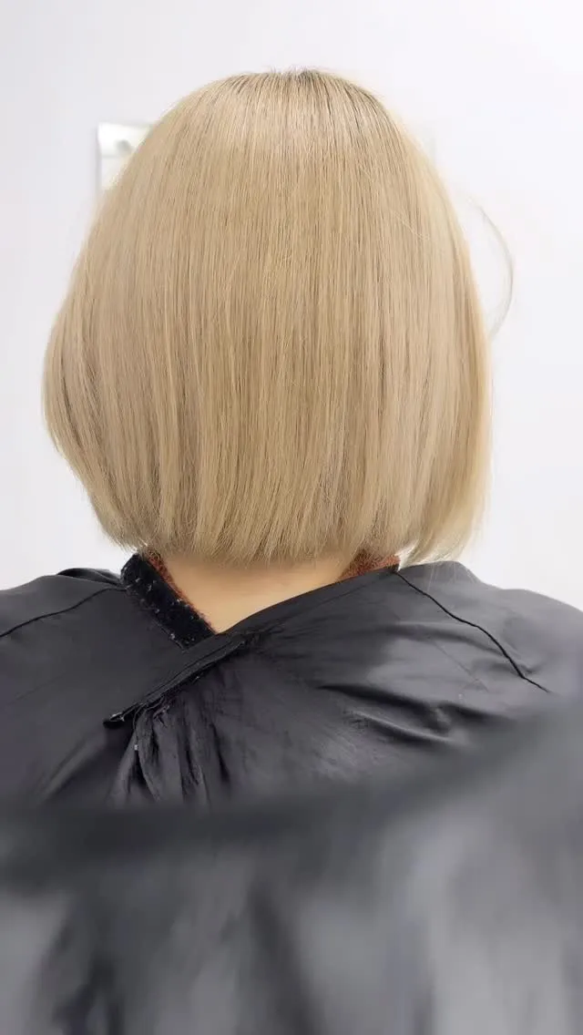 バリカンでつくるミニマムなボブ✂️