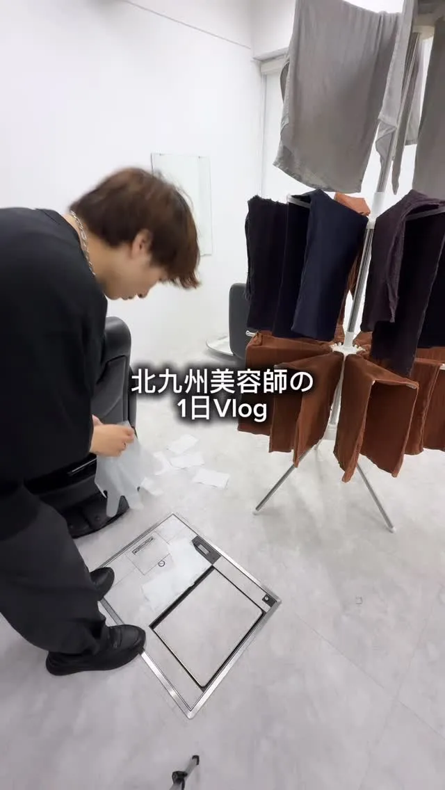 【密着】美容師の朝は準備から。